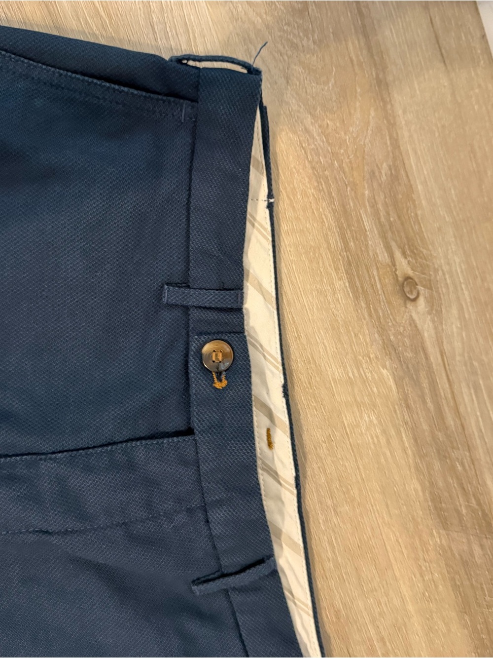 Zara Men's Dark Navy Chinos - Picture 3 of 7